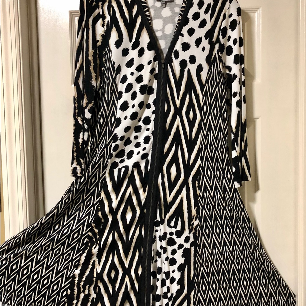Lynn Ritchie B & W Leopard Dress